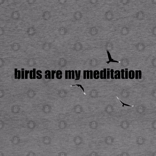 birds are my meditation by Scottish Arms Dealer